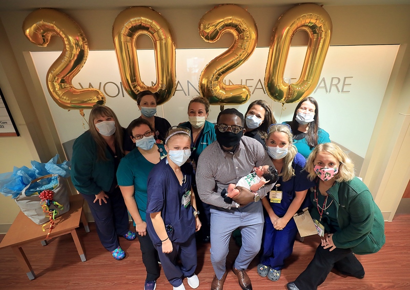 Riverside Team Celebrates the 2020th Baby Born at Riverside Regional Medical Center in 2020