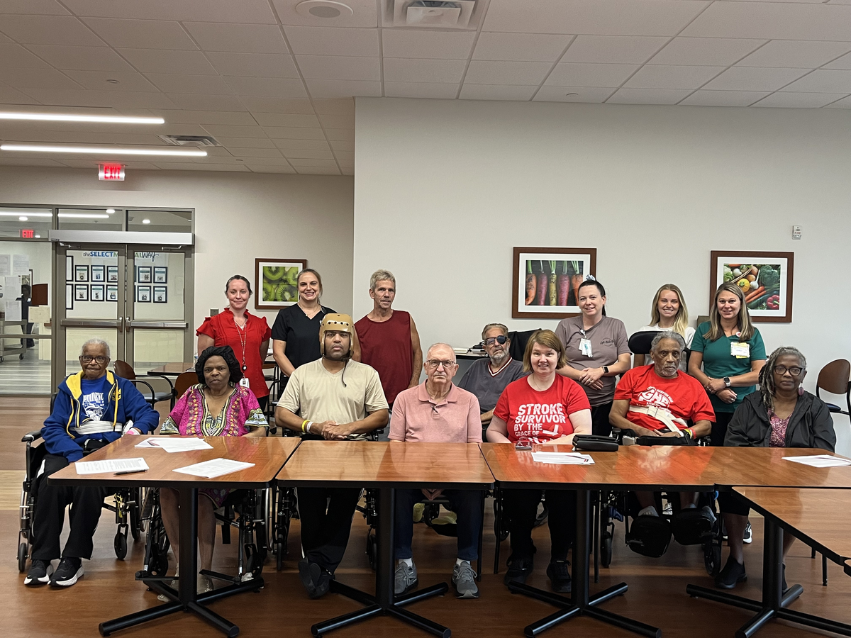 Stroke Support Group Welcoming New Survivors and Caregivers a group photo of a stroke survivors