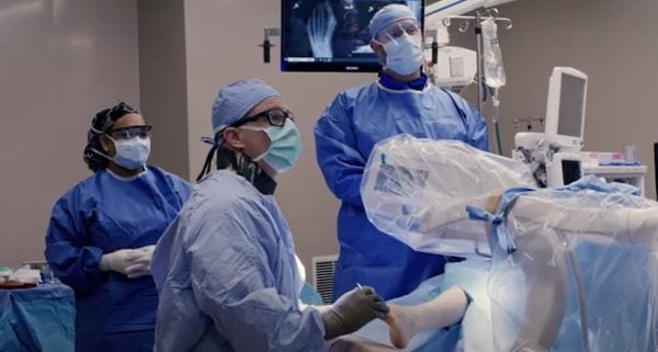 Dr. Levy in surgery
